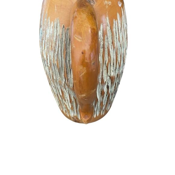 Vintage Macabo Aldo Tura Italian Wood Carved Thermos - Picture 8 of 9